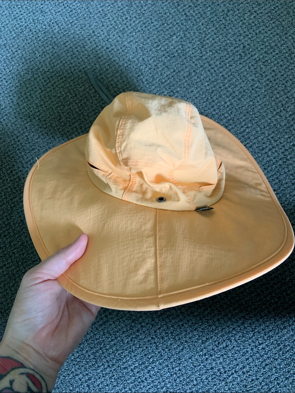 Outdoor Research Orange Breathable Mesh Sun Hat - Picture 4 of 5
